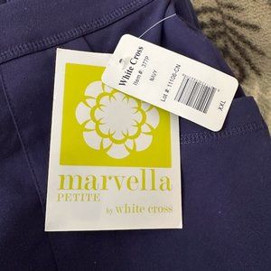 NWT Marvella by White Cross Navy XXL Petite Scrub Pant